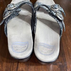 Dansko strappy slip on clog sandals size 37